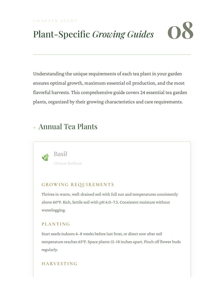 Chapter 8: one of the 24 plant guides