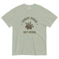 Throw Seeds Not Hands Unisex garment-dyed heavyweight t-shirt