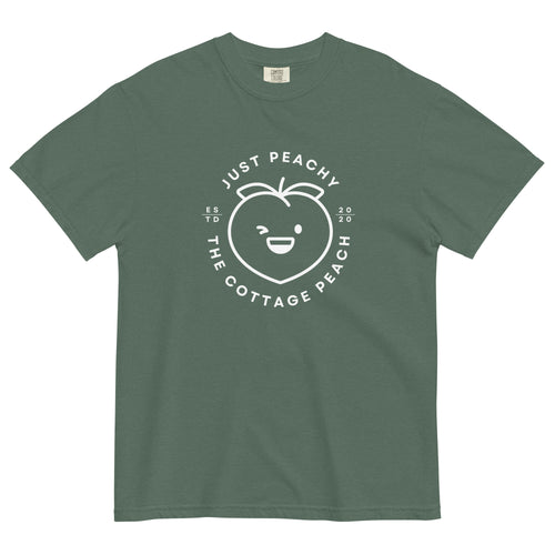 The Cottage Peach Unisex garment-dyed heavyweight t-shirt